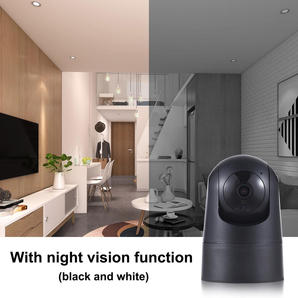 2-мегапиксельная камера внутренней безопасности с функцией панорамирования и наклона для радионяни, интеллектуального отслеживания движения, ночного видения, двусторонняя