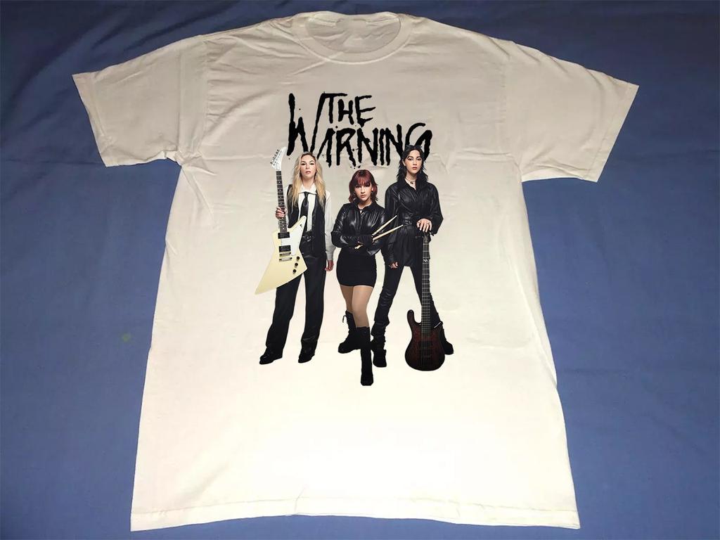 The Warning band T-Shirts WHITE Unisex All Size S-5XL AD213