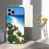 MALDIVES Travel Map Phone Case For iPhone 17,16,15,14,13,12,11,Plus,Pro Max,XS,X,XR,SE,Mini,8,7,Soft Silicone Black