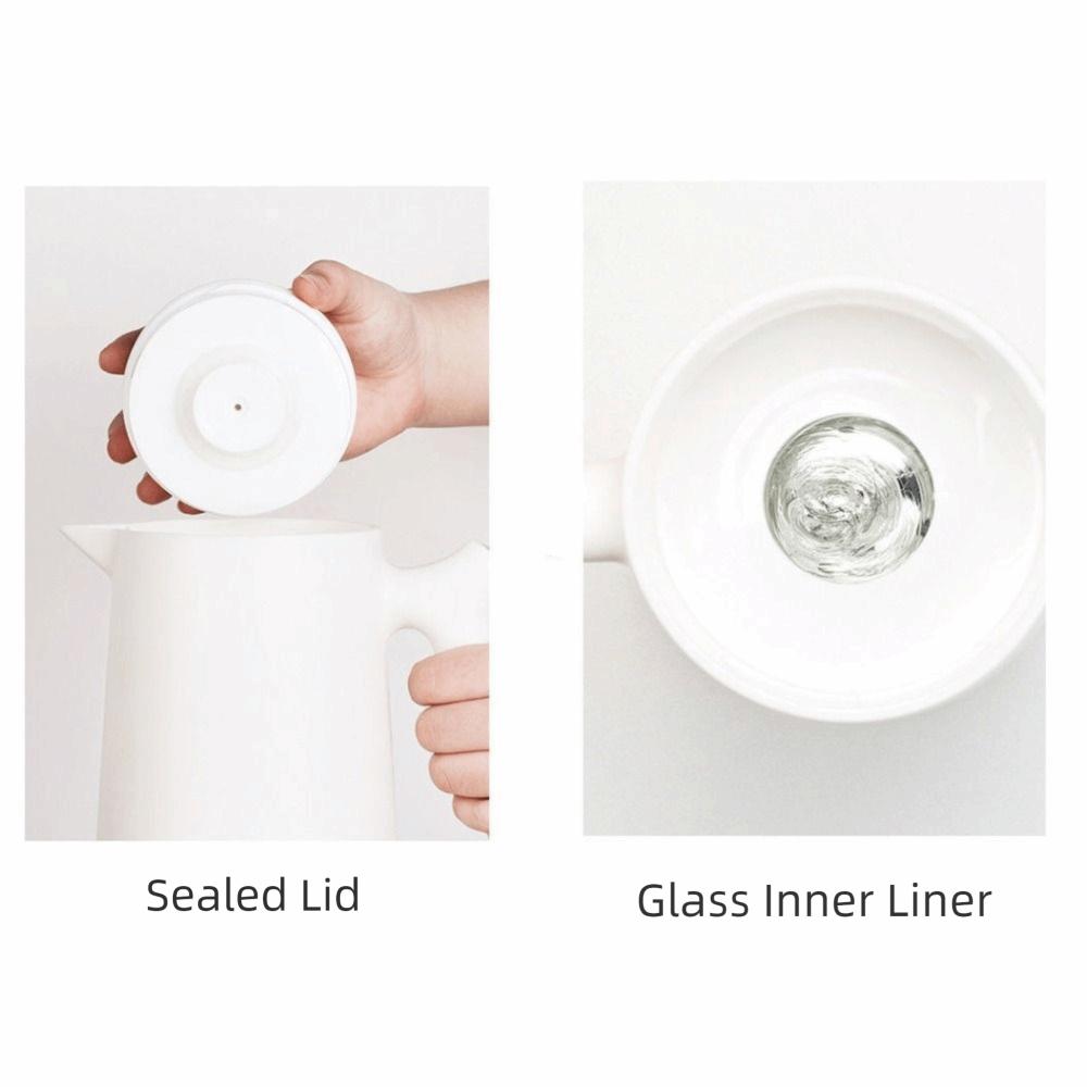 Leak-Proof Thermos Jug Glass Liner Insulated Kettle Practical Vacuum Flask Tea Brewing