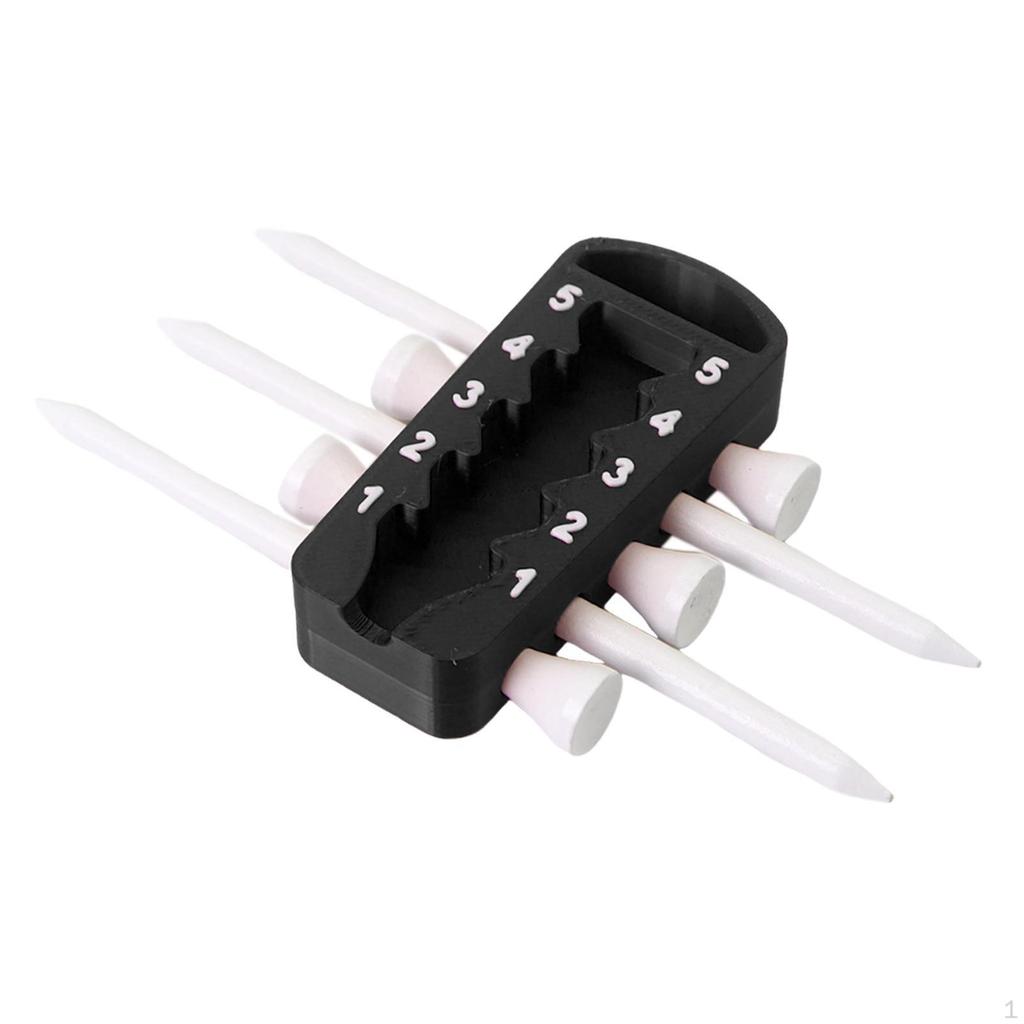 Golf Tee Height Adjustment Tool Measuring Device Training Aid Adjuster Improve Club Accuracy