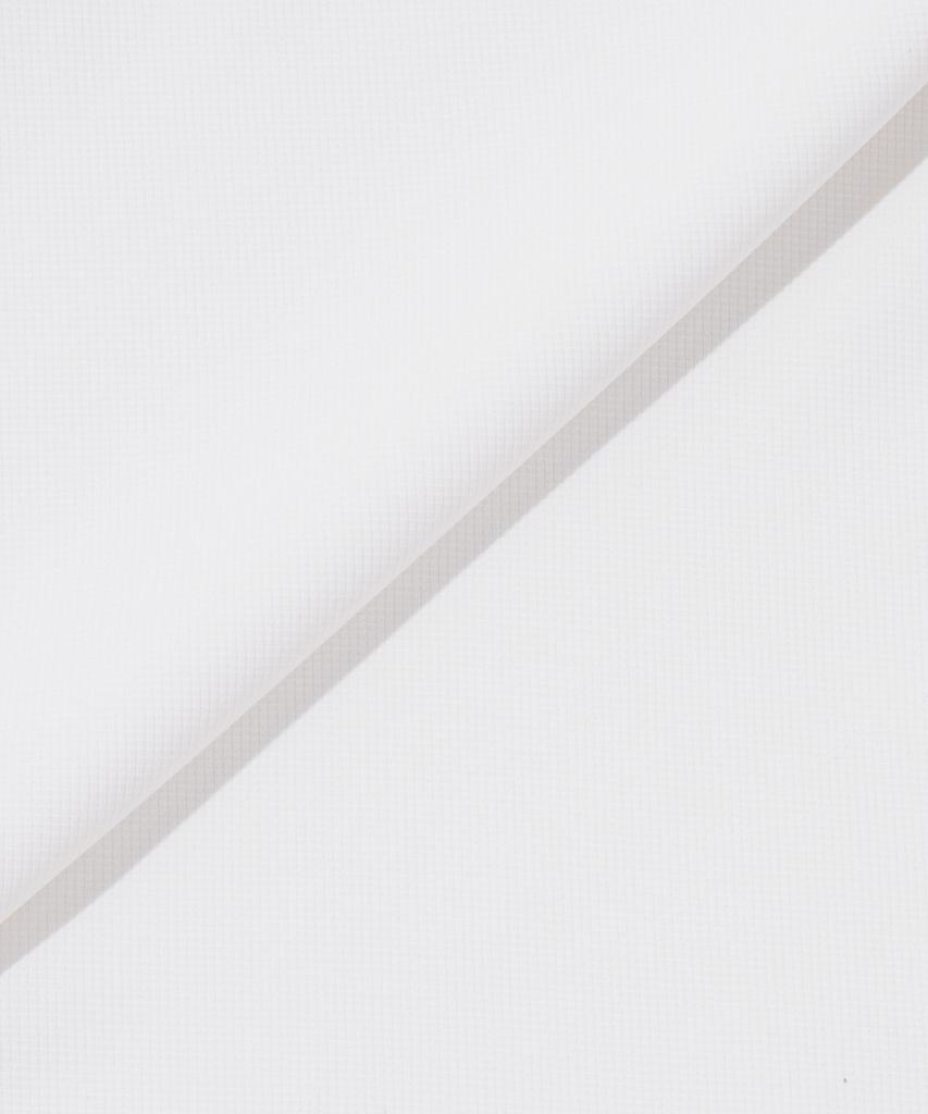 REEBOK Side Color Block Waffle Collar T-Shirt - Off White