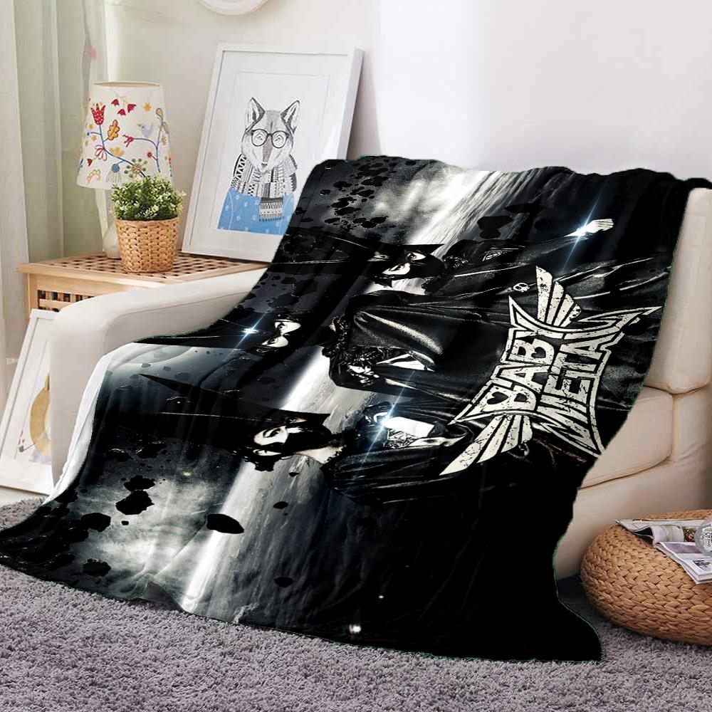 Metal Devil Flannel Blanket Throw Blanket Soft Warm Sofa Bed Camping Car home Decor Unique Christmas Gift C9301481