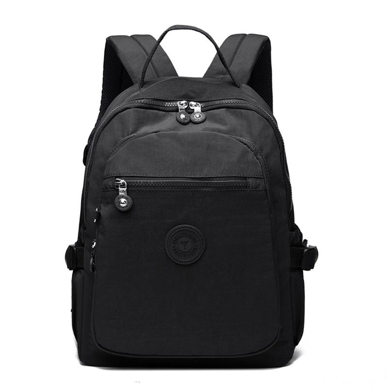 Lightweight Backpack Women's Travel Backpack Water-Repellent Nylon Student Schoolbag