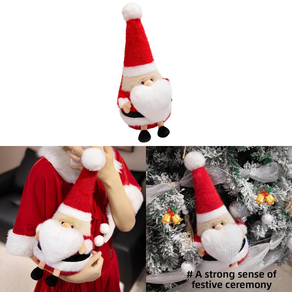 Santa Christmas Claus Plush Toy With Pp Cotton For Holiday Gift Decoration Room