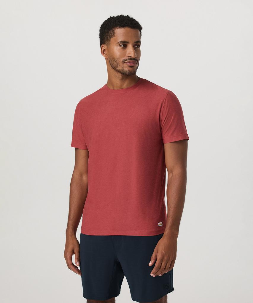 VUORI [Men'S] Strado Tech Tee_Red Vr16121007