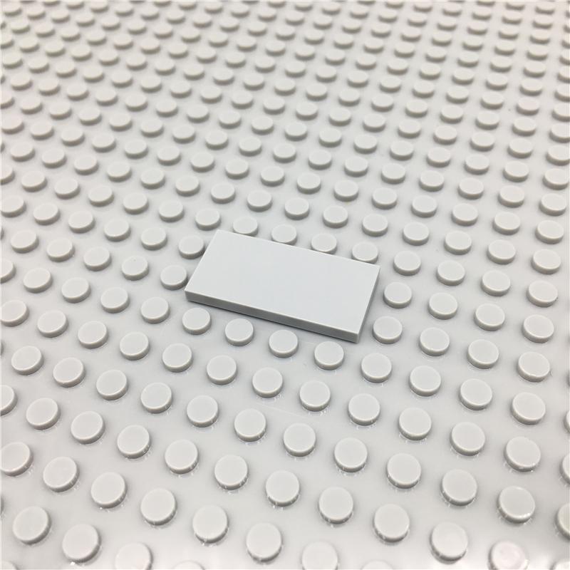 [Funbrick] 80 ШТ. Плитка DIY Строительные Блоки Фигурки Кирпичики Гладкие 2x4 Образовательные Творческие Совместимые 87079 Пластиковые Игрушки для Детей