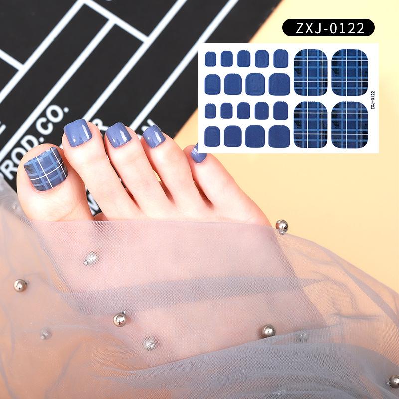 Летняя новая наклейка для ногтей, милая наклейка для ногтей на ногах, водонепроницаемая прочная наклейка для ногтей, декоративная женская