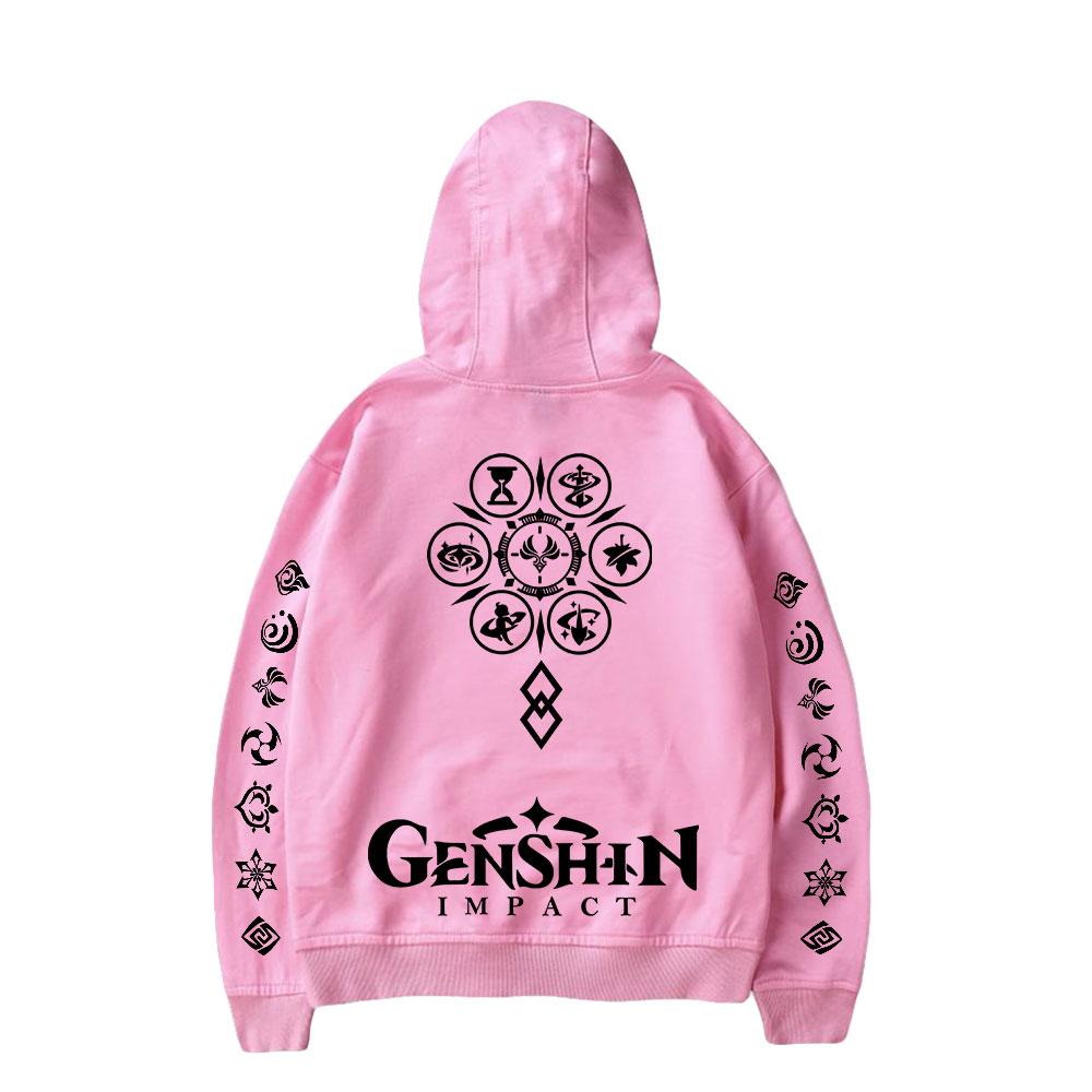 Мужские и женские толстовки Genshin Impact Anime Hoodies Autumn Casual Pullover Sweats Hoodie Fashion Hip Hop Sweatshirt Clothes
