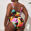2024 Большой размер Зарубежный Европейский и Американский Сексуальный Купальник Бикини для Женщин