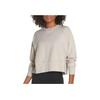 Nike Верх Versa Solid Color Crewneck Sweatshirt Женские топы Ochre-Sand White CD8794-008