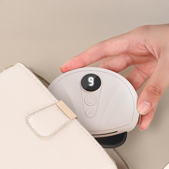 Electric Facial Massager Digital Display Compact Design Portable Rechargeable Anti-Aging Face Massager with Heat and Vibration