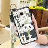 Anti-dust Wrist Strap Phone Case For Samsung Galaxy J510/J5 2016/J5108 Fashion Design Kickstand Silicone Cute Anti-knock