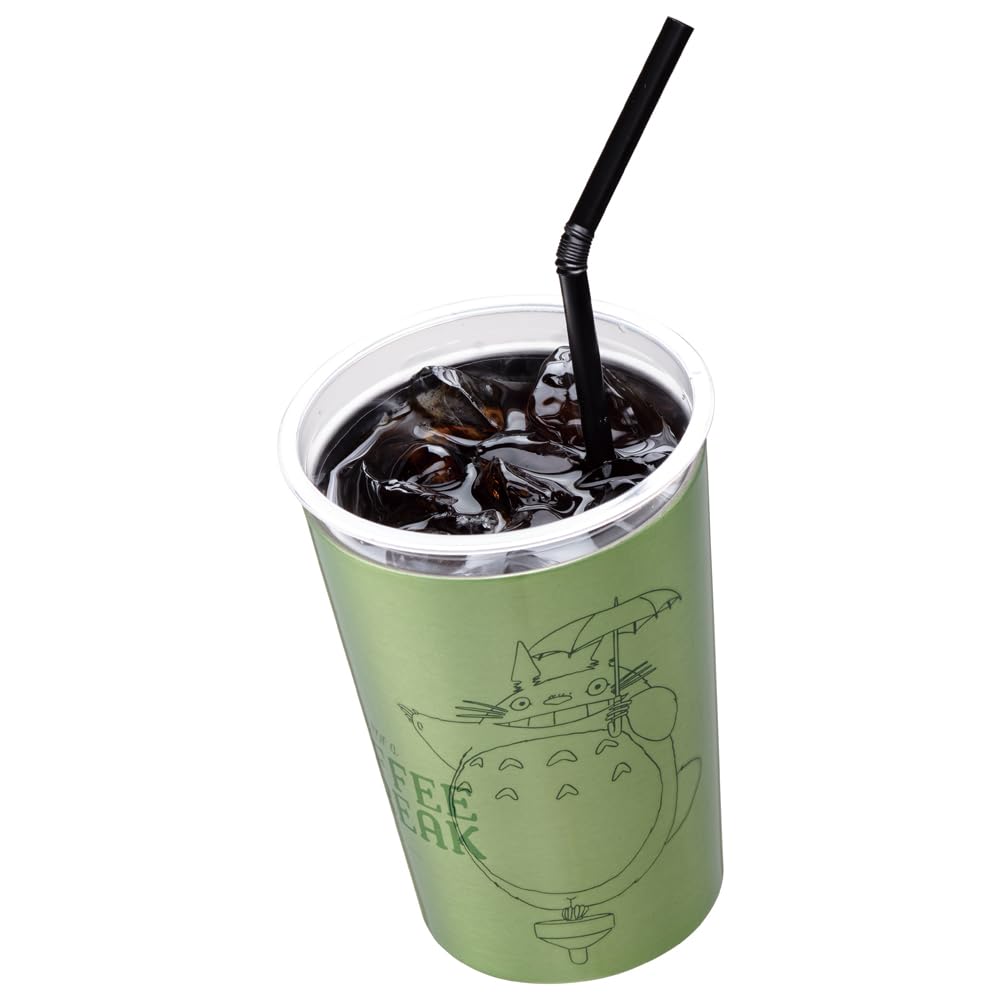 Skater термоизолированный стакан для кофе из нержавеющей стали для магазинов шаговой доступности 400 мл M Мой сосед Тоторо орех Studio Ghibli с вакуумной изоляцией STCV2-A