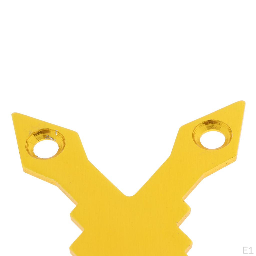 X-образные 4-отверстные накладки на деку скейтборда/лонгборда из алюминиевого сплава (Сохранение основных ключевых слов: Х-образный,