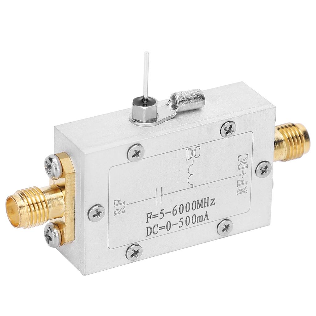 RF Block Bias 5-6000MHz Biaser Алюминиевый сплав Электронные компоненты Промышленные поставки