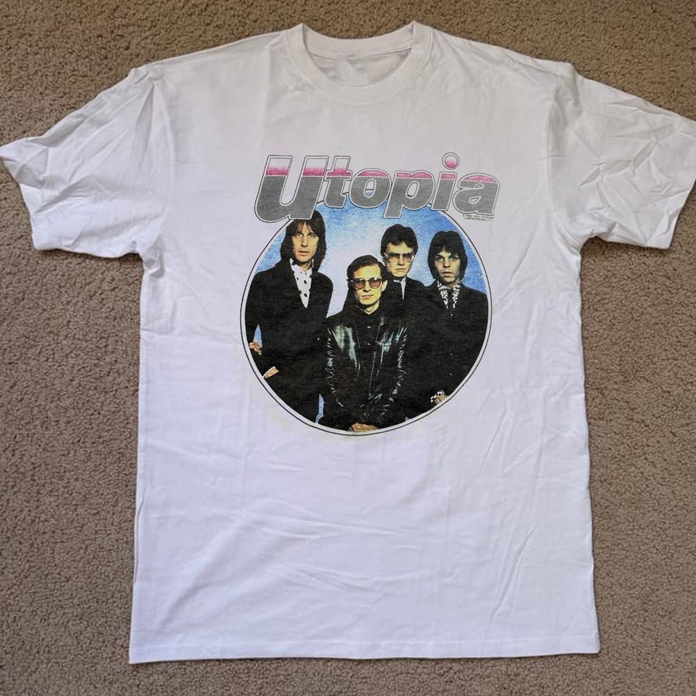 Новая винтажная рубашка Todd Rundgren Utopia 82-83 Подарок для фанатов Унисекс S-5XL Ss2089