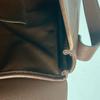 HERMES Christie Rhone bag flap Shoulder Bag Leather Brown/SilverHardware