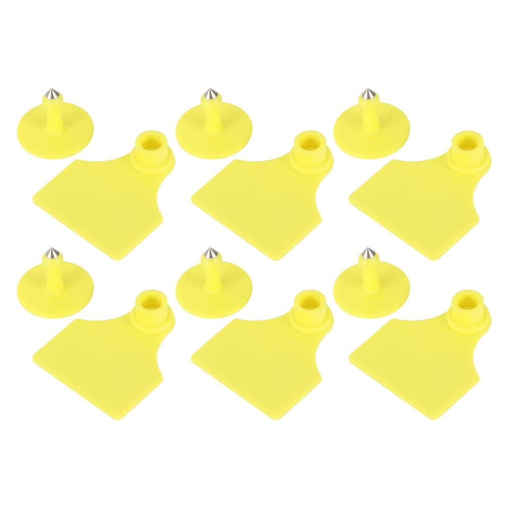 20 комплектов ушных бирок для идентификации скота для коз, овец, крупного рогатого скота, коров, свиней, фермерских принадлежностей: