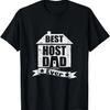 Best Host Dad Ever Funny Father Vintage T-Shirt T-Shirt