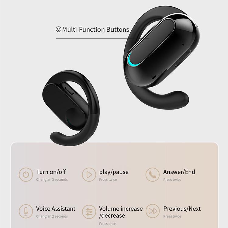 Bluetooth-наушник MF9 с заушиной - Регулируемый спортивный и деловой дизайн, не вкладыш.