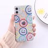 Cartoon Smiley And Daisy Silicone Phone Case For Iphone 12 13 Pro Max Mini 7 X Xr Xsmax 8 Plus 11 Cute Cover Shell