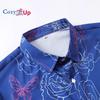 Мужская рубашка с коротким рукавом темно-синего цвета, белая розовая рубашка для мужчин, повседневная мода, летний отпуск на Гавайях 2025 г., новинка