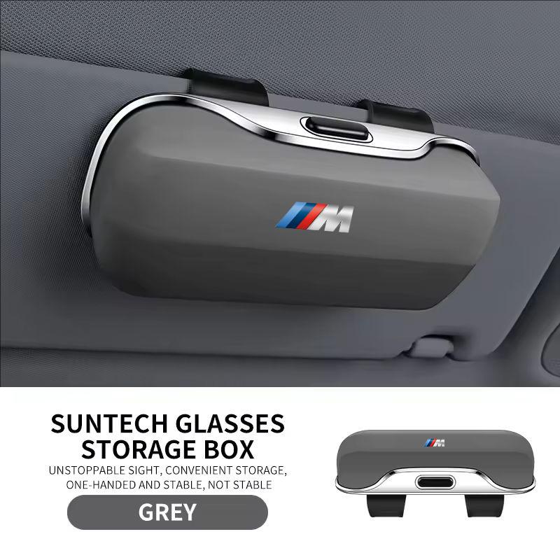 M Car Visor Sunglasses Glasses Case Glasses Holder Clip Box Accessories For BMW G80 G06 G07 G42 G14 G15 G16 F82 M2 M3 M4 M5 M6 A222