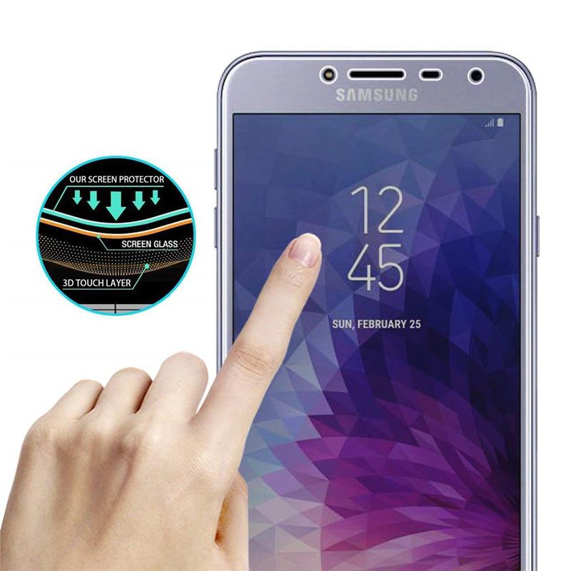 3pcs Tempered Glass for Samsung Galaxy A9 2018 A7 A8 A6 J4 J6 Plus Protection Screen Protector A920F