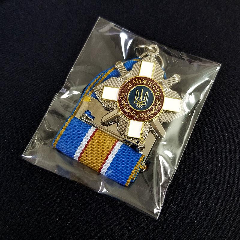 1 шт. Украина Крест Металлический Значок Копия Металлические Значки Аксессуары для Униформы Реквизит для Фотографии