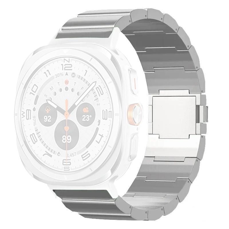 Replacement Strap for Samsung Galaxy Watch8 44mm/40mm/Watch8 Classic 46mm Titanium Alloy Watch Band with Magnetic Clasp