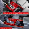 RHD FOR TOYOTA HILUX 2026 2027 ABS carbonfiber center control Gear Shift  front water Cup Holder Decoration Panel cover sticker