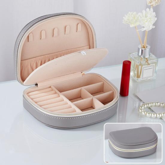 Органайзер для ювелирных изделий, однотонный браслет из искусственной кожи для хранения, ожерелье-гвоздики, шкатулка для драгоценностей, домашнее использование