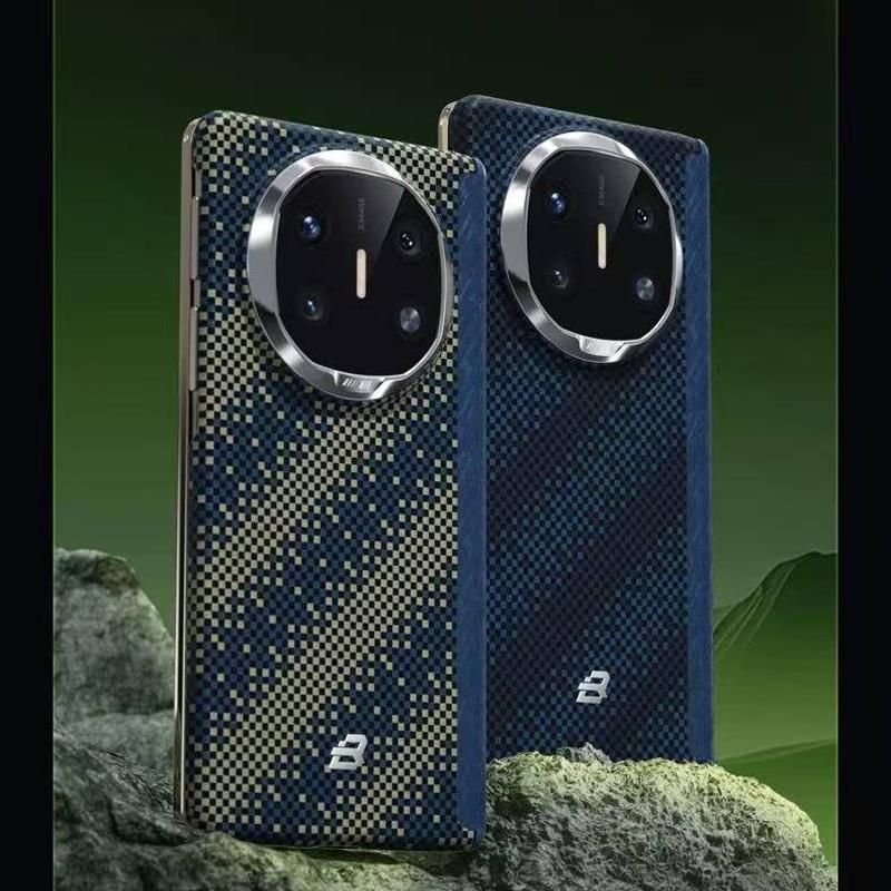 Blueo Kevlar Magnetic Case For Huawei Mate X6 Carbon Fibre Back Cover Case for HUAWEI Mate X6