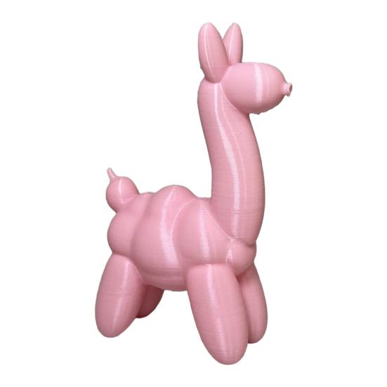 3D Printed Alpaca Figurine Horned Horse Statue Animal Sculpture Home Office Bedroom Desktop