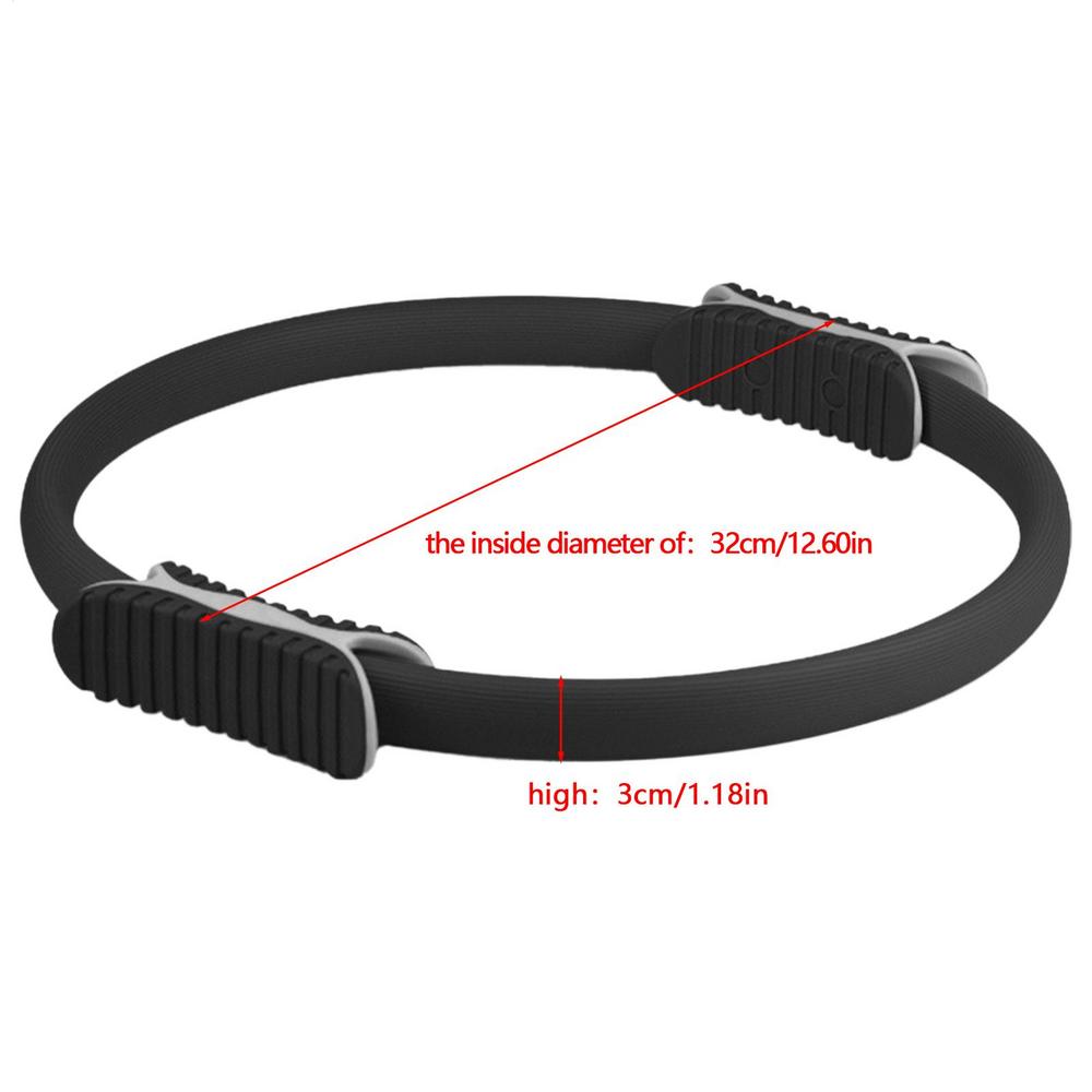 32см Круги Кольцо для пилатеса Йога Фитнес Кольцо Женщина Девушка Упражнения Дома Сопротивление Эластичность Йога Тренировка в зале Кольцо для пилатеса
