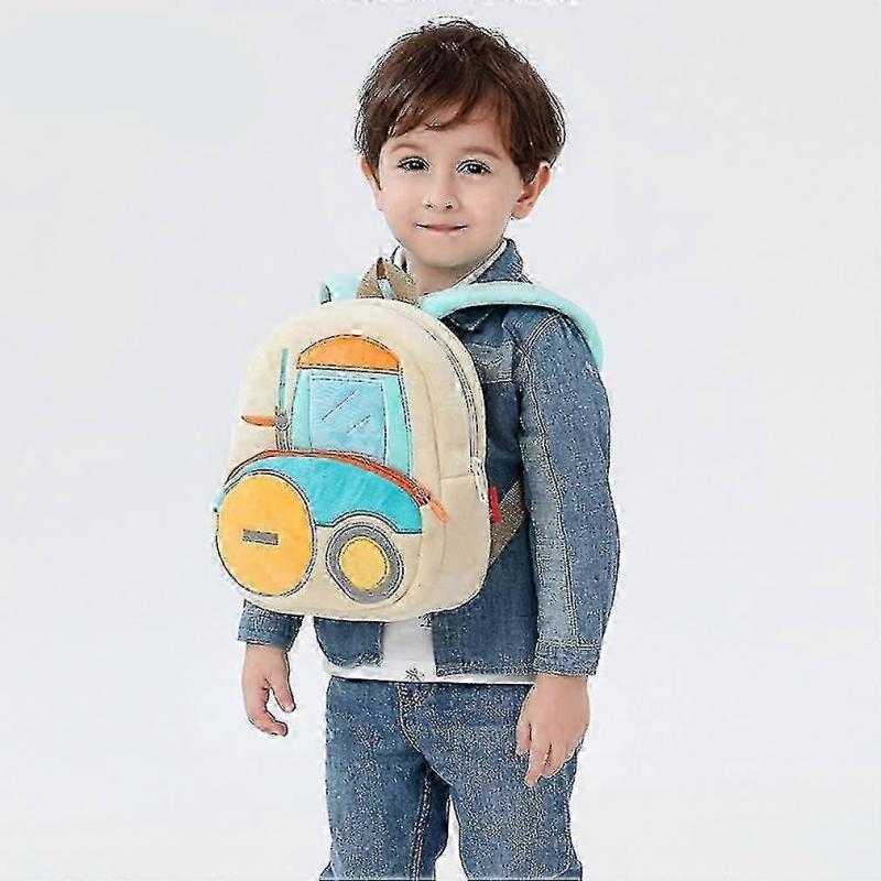 Cute Soft Plush Animal Cartoon Toddler Backpack for Kids Aged 1-6 Years (style 6)