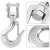 Поворотный подъемный крюк из нержавеющей стали 304 Стальной крюк с проушиной и аксессуаром для такелажа защелки