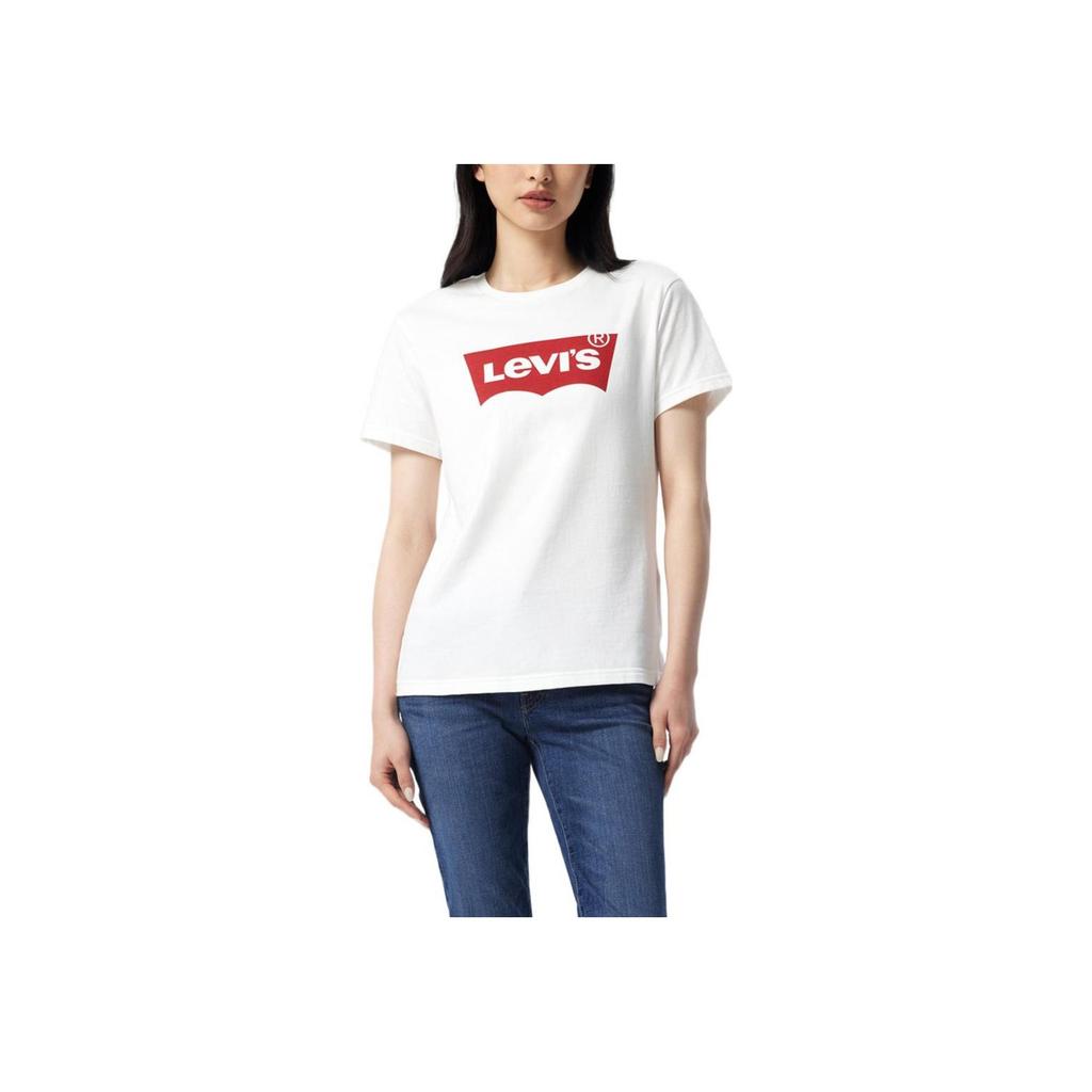 Повседневная футболка Levis с принтом логотипа Женская FW22 Белый A2806-0001