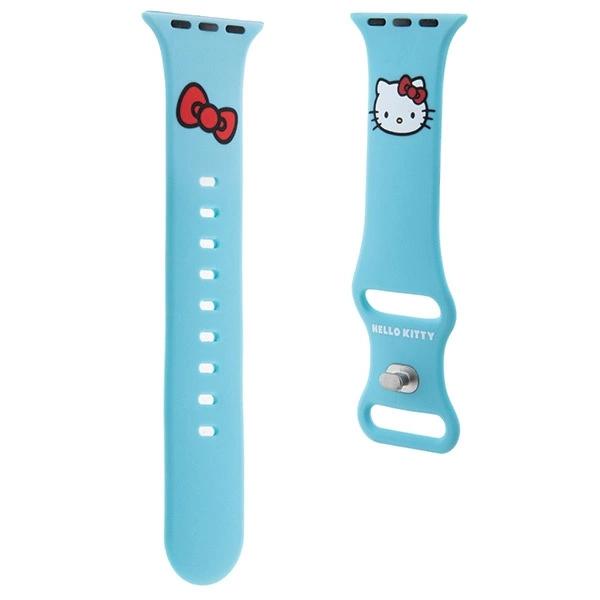 Hello Kitty Silicone Kitty Head Strap For Apple Watch 38/40/41Mm - Blue