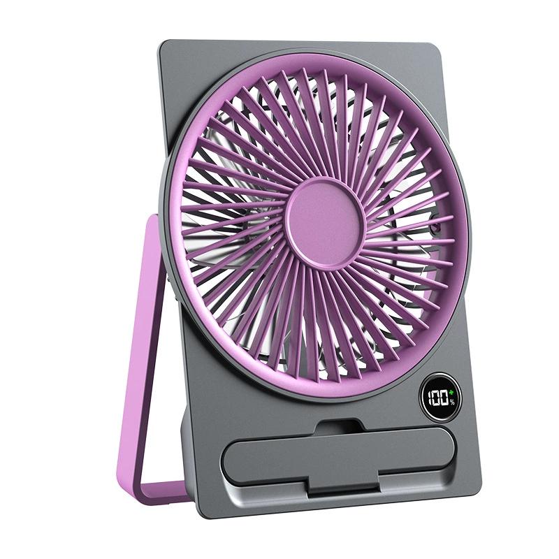 Ventilador de escritorio portátil recargable por USB mini ventilador silencioso para oficina hogar