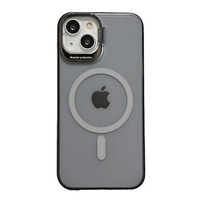 Простая и практичная невидимая подставка для iPhone 14, чехол для телефона Apple 15promax, магнитный противоударный чехол с полной защитой 13