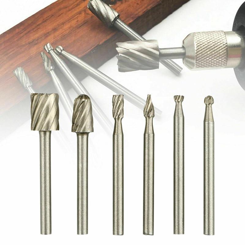 Lots Rotary Multi Tool Cutting Guide Hss Router Drill Bits Attachment Small Electric Grinding Sandpaper Combination Accessories