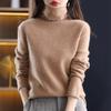 Женский кашемировый свитер Qinghe cashmere 30% кашемир 70% шерсть Женский осенне-зимний кашемировый свитер мягкий и теплый