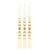 Moon Phases Taper Candle (Pack of 3)