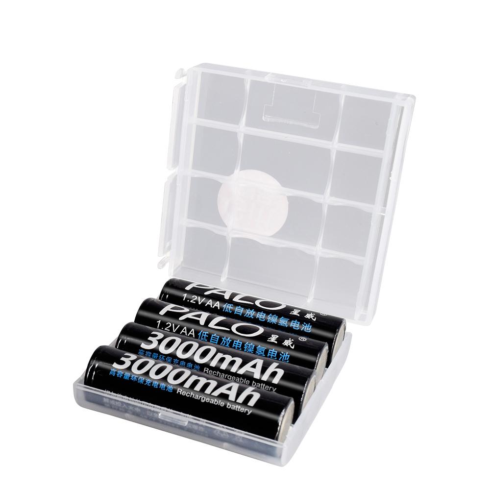 4-20 шт. PALO 3000 мАч AA аккумуляторные батареи 1,2 В Ni-MH аккумуляторная батарея aa