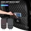 Hot New Car Seat Back Anti Kick Pad Leather Interior Anti Scratch Protector Cover For Lexus ES