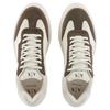 Armani Exchange Cow Split Leather T-Head Flat Lace-Up Low-Top Sneakers 4cm Men sneakers Beige Brown XM002200AF21419MZ439