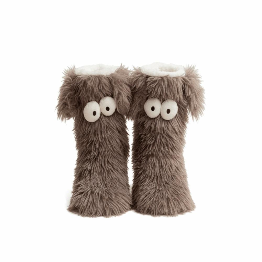 Fleece Lined Plush Socks Winter Thick Warm Socks Fleece Lined Socks  Christmas Gift