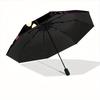 1pc Spirited Away No-Face Windproof Automatic Umbrella, Lightweight for Women/Men, Perfect Christmas Gift a0811212